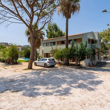 Margarita With Private Tennis Court And Pool Villa Agia Marina (Crete)
